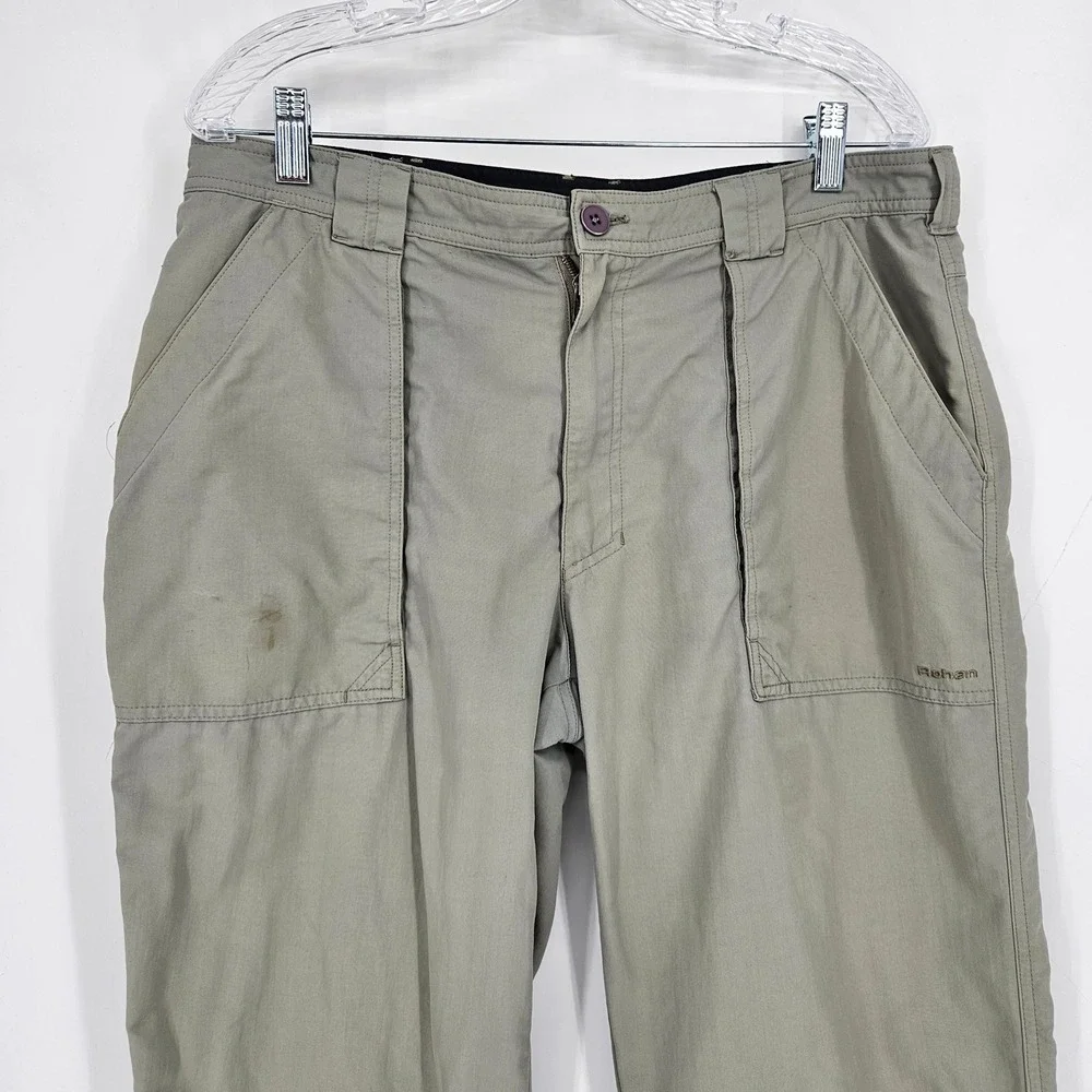 Rohan Fusion Trousers Pants Mens 36 Outdoors Travel Walking Quick Dry Gray